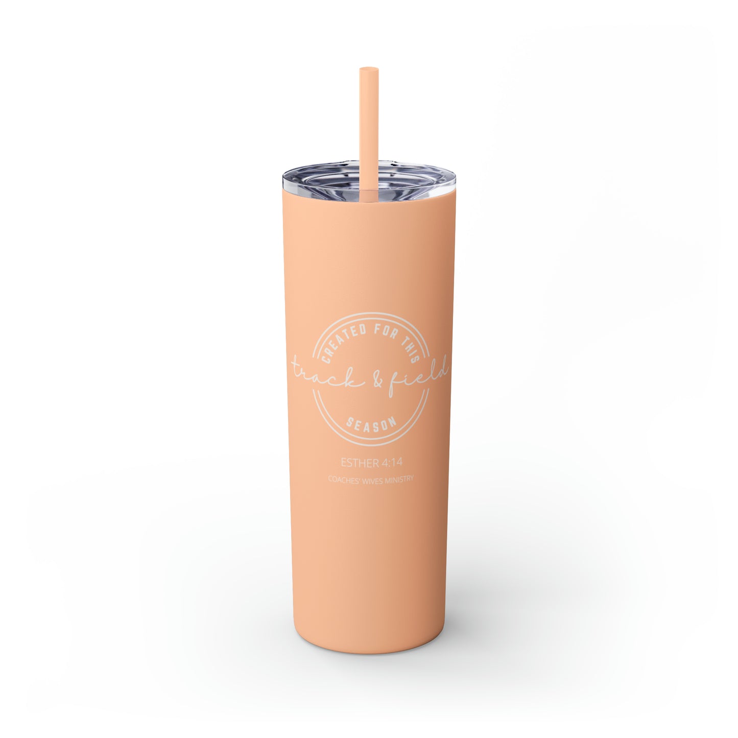 Created For This Season, Track & Field, Skinny Tumbler with Straw, 20oz