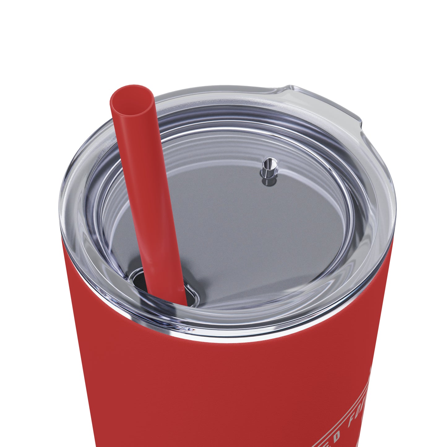 Created For This Season, Football, Skinny Tumbler with Straw, 20oz