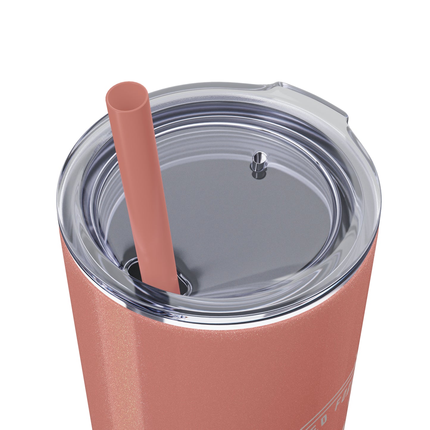 Created For This Season, Football, Skinny Tumbler with Straw, 20oz