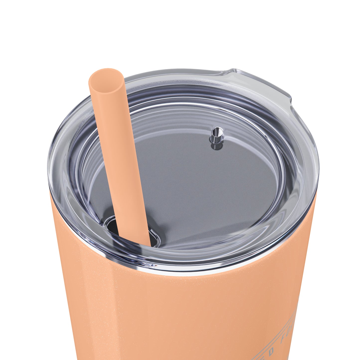 Created For This Season, Football, Skinny Tumbler with Straw, 20oz