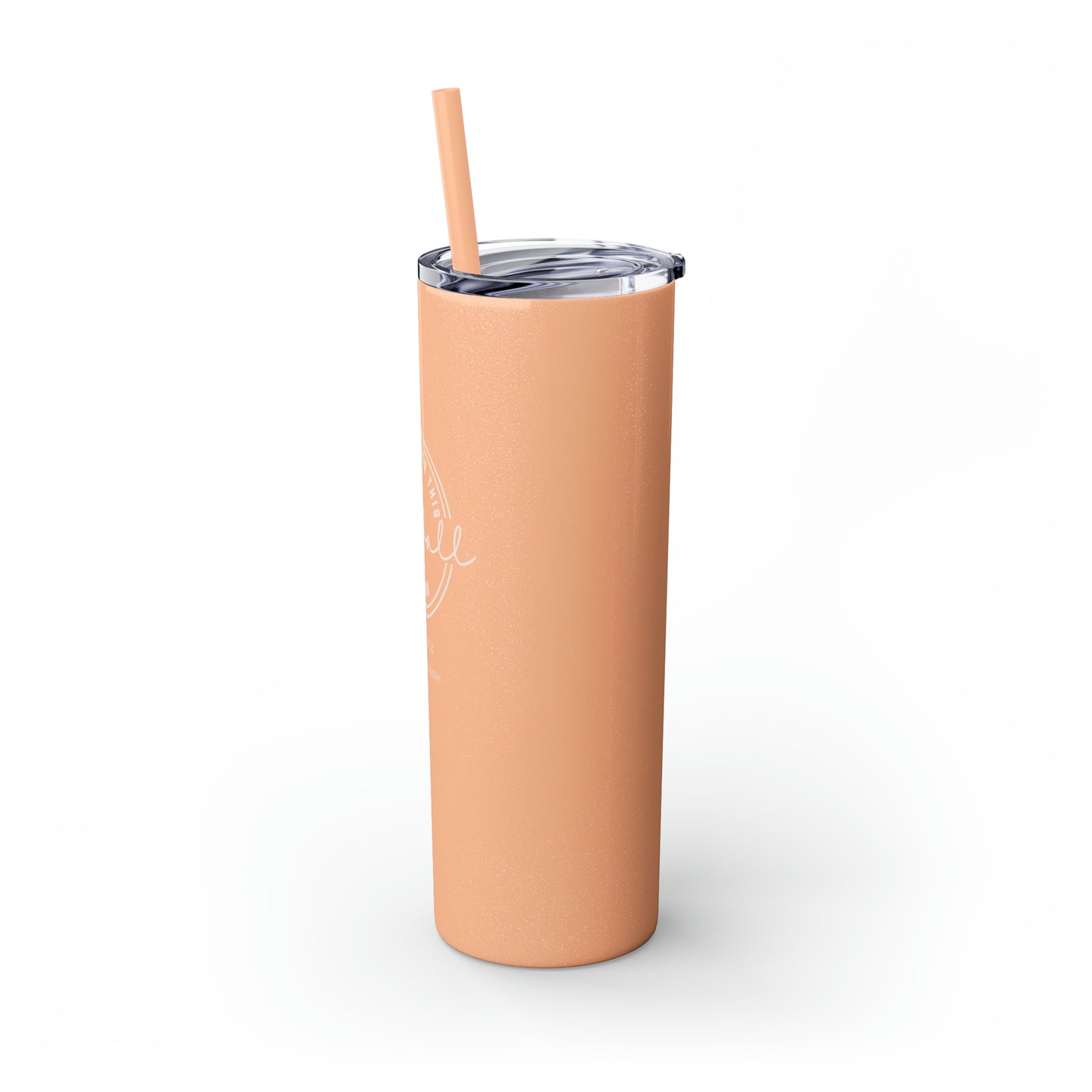 Created For This Season, Football, Skinny Tumbler with Straw, 20oz