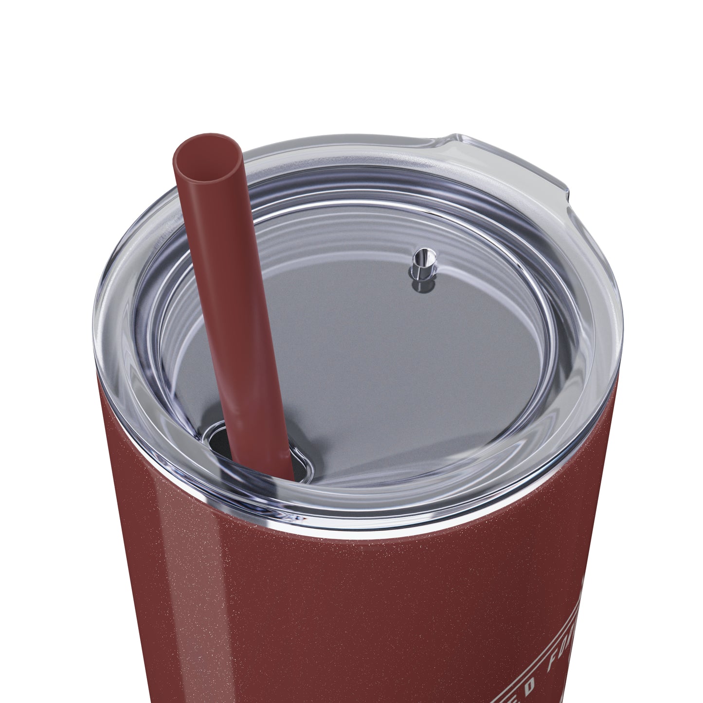 Created For This Season, Football, Skinny Tumbler with Straw, 20oz