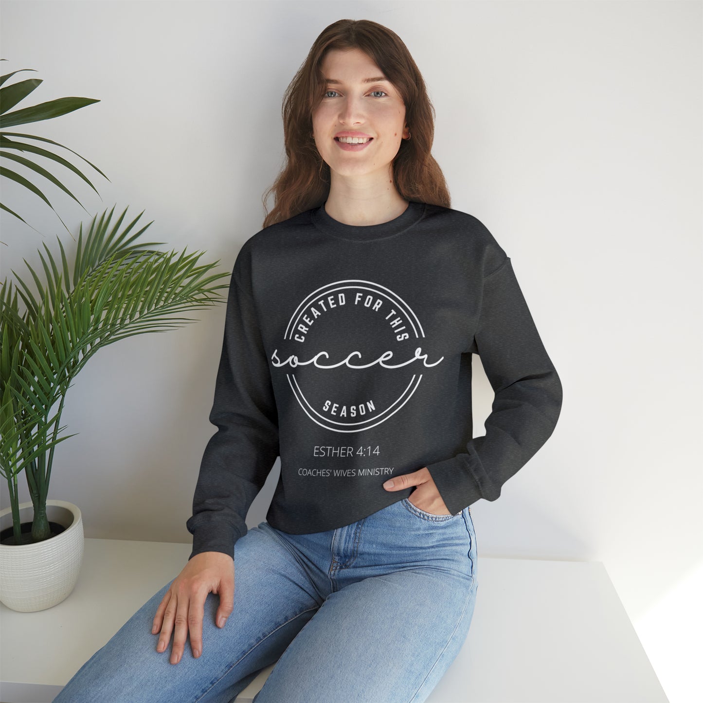 Created For This Season Cozy Sweatshirt For The Soccer Coach Wife