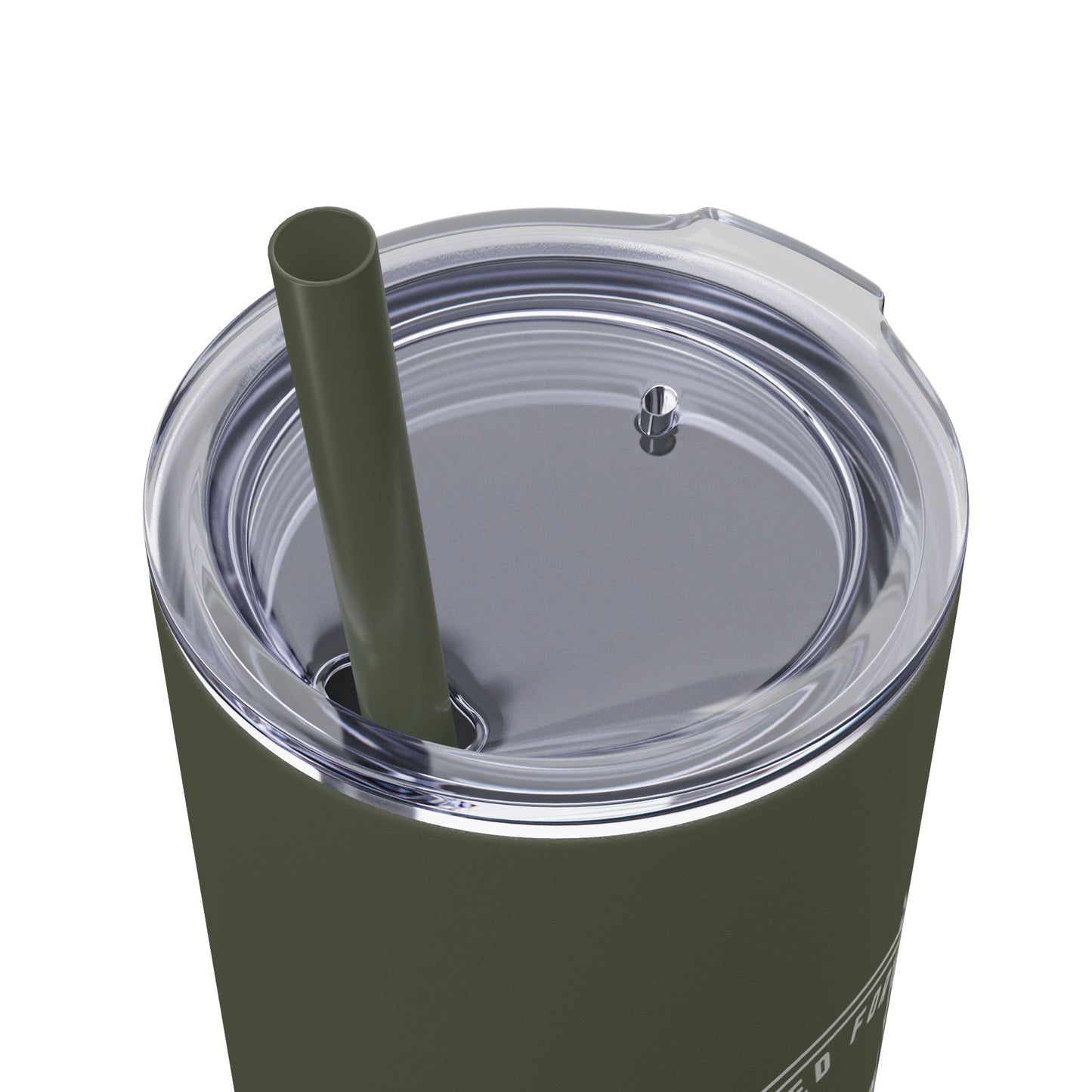 Created For This Season, Football, Skinny Tumbler with Straw, 20oz