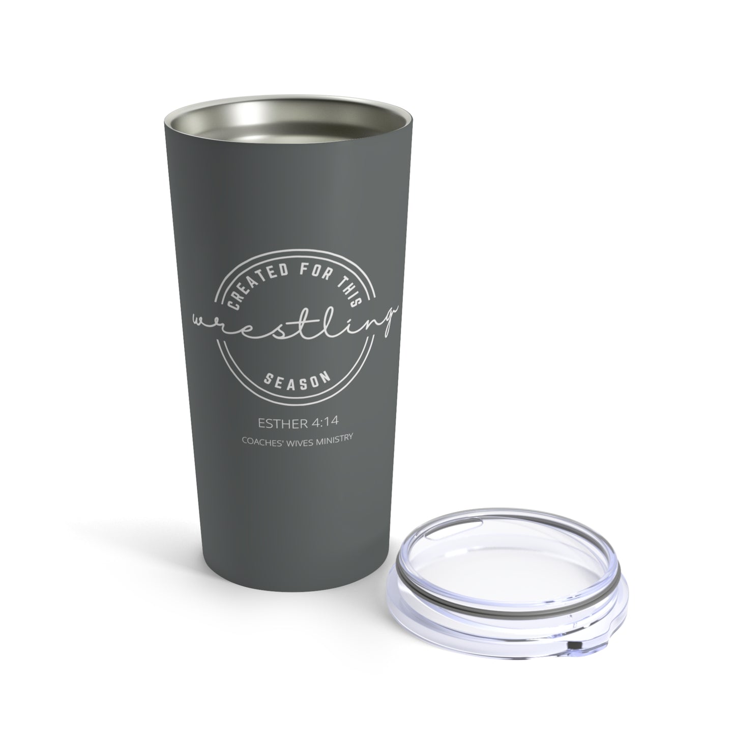 Created For This Season Stainless Steel 20 Oz Wrestling Coach's Wife Tumbler