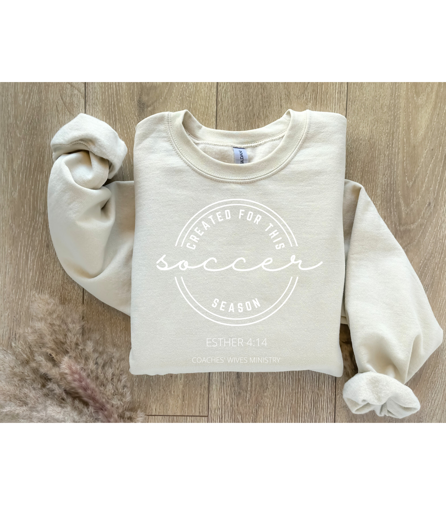Created For This Season Cozy Sweatshirt For The Soccer Coach Wife