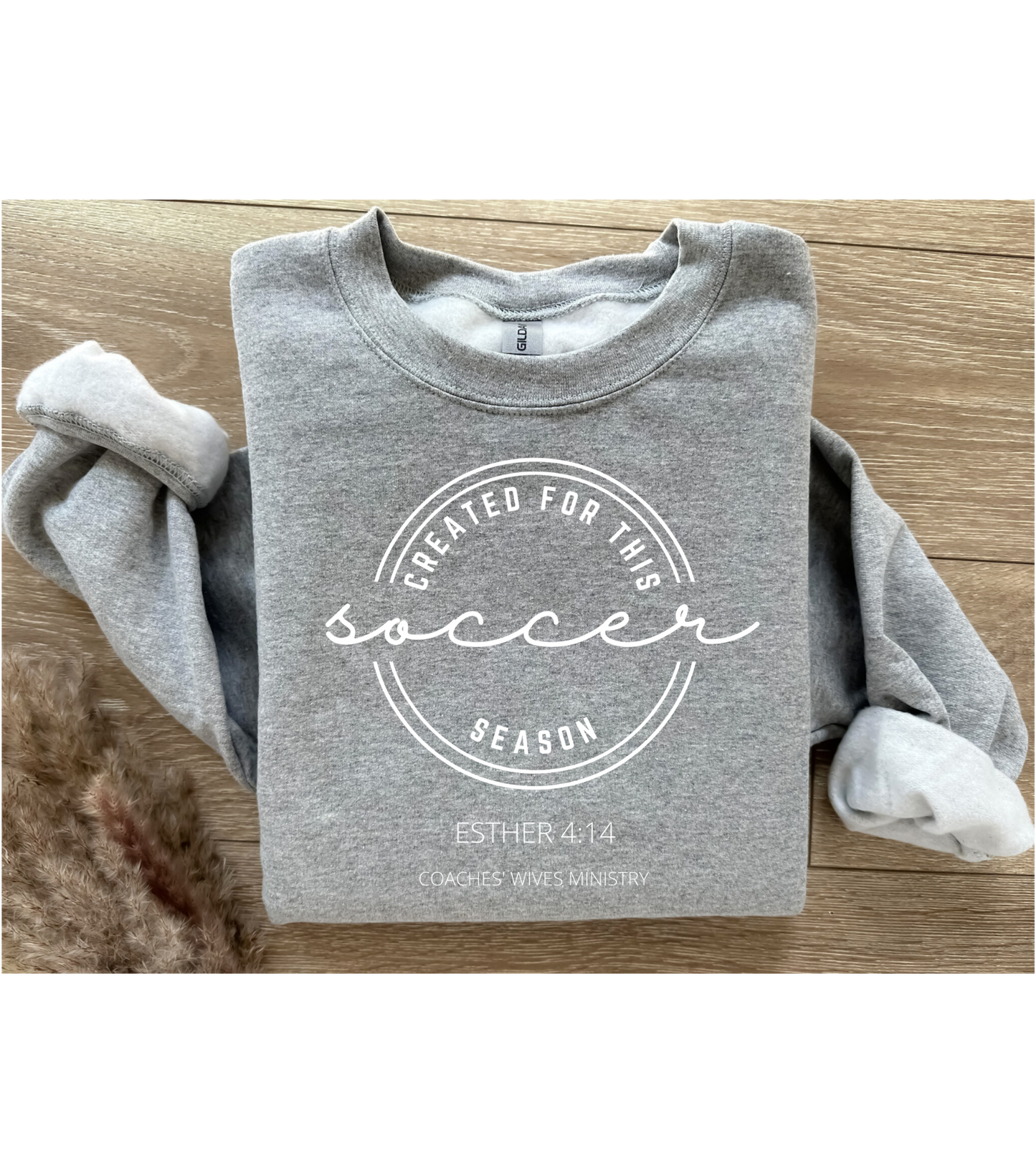 Created For This Season Cozy Sweatshirt For The Soccer Coach Wife