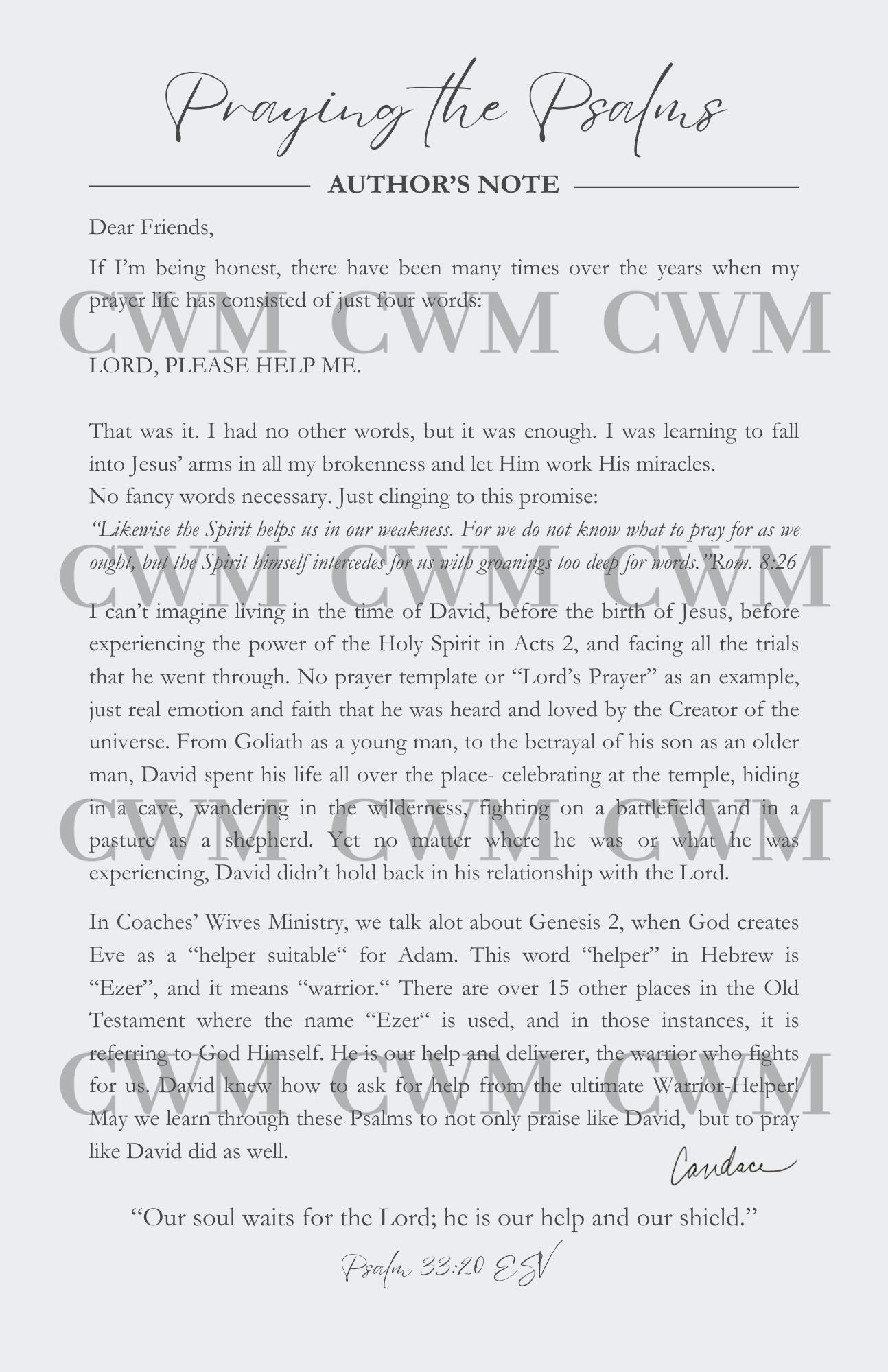 Praying The Psalms Discipleship Journal (Digital Download)