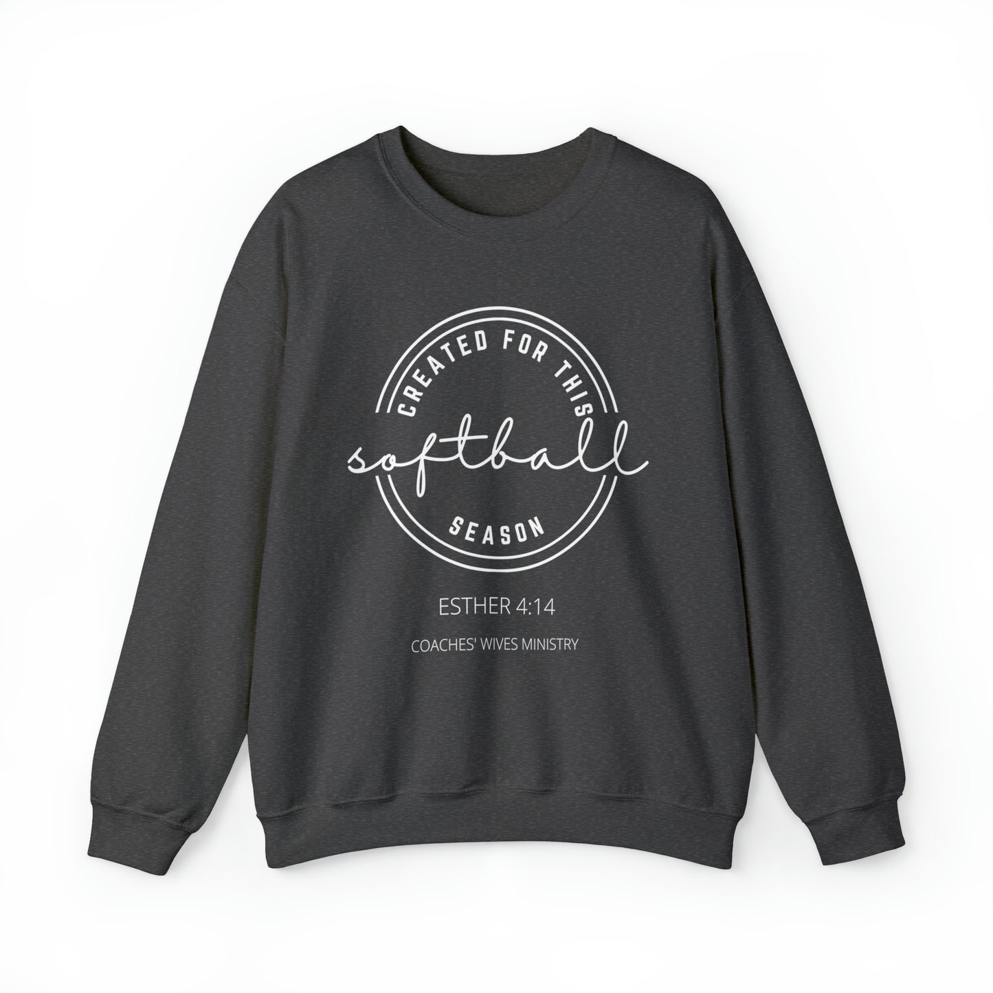 Created For This Season Cozy Sweatshirt For The Softball Coach Wife