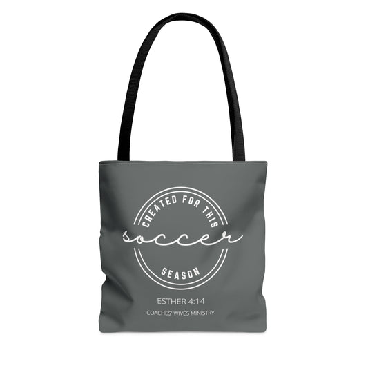 Created For This Season, Soccer, Tote Bag