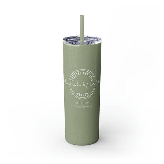 Created For This Season, Track & Field, Skinny Tumbler with Straw, 20oz