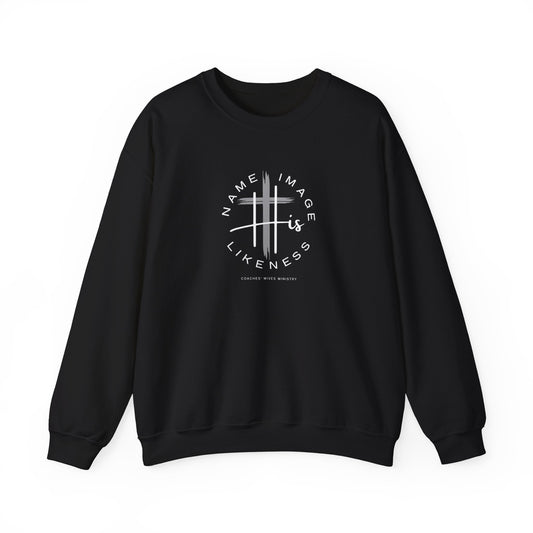 HIS Name, Image, Likeness BLACK Pocket Logo