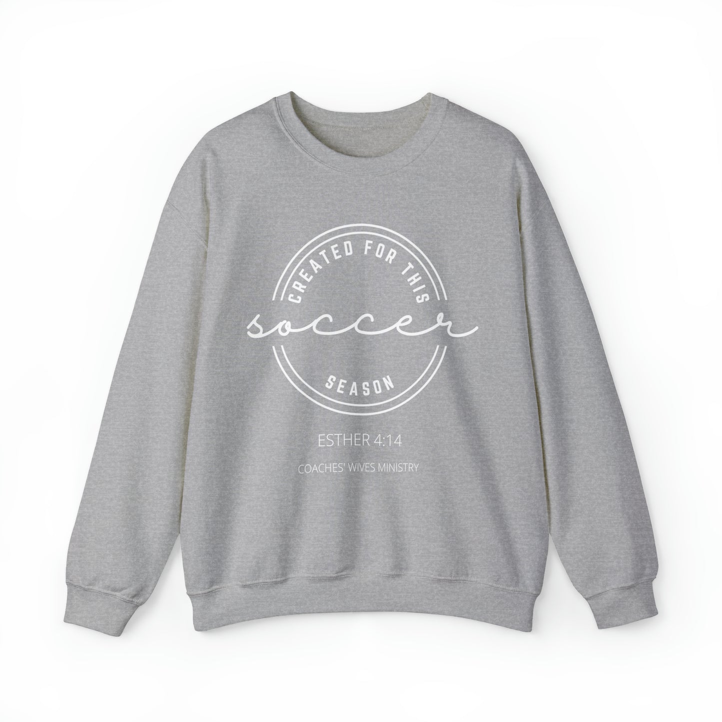 Created For This Season Cozy Sweatshirt For The Soccer Coach Wife